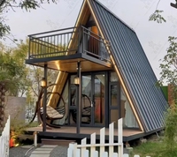 Forest Tree House Resort Hotel Internet célébrité payée B & B péniche extérieur support coupe-vent anti-corrosion en bois triangulaire