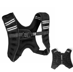 منتجات جديدة صالة الألعاب الرياضية الرجال النساء التدريب تجريب الركض القلب المشي التدريب سترة مرجحة مع شريط عاكس - Product Image 1