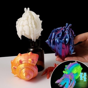 Bán buôn tùy chỉnh 3D in đồ chơi có thể tháo rời nhựa ẩn sĩ cua mô hình động vật xu hướng OEM Dịch Vụ Nhà cung cấp lấy cảm hứng từ đông lạnh - Product Image 2