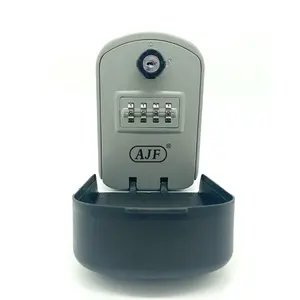 AJF New arrival 4 digits wall mounted combination key security box waterproof with master key