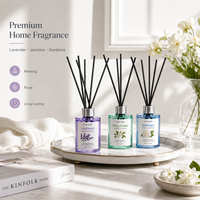 Diffuseur de parfum écologique de luxe en rotin, longue durée, pour chambre et salle de bain, usage domestique polyvalent