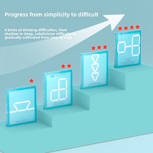 Creative Wooden Brain Matchstick Puzzle Game Fun Family Interaction for Logical Thinking & Ability Development Kids Playing - Product Image 5