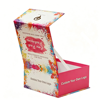 Boîte cadeau vidéo portable haut de gamme, personnalisée, écologique, biodégradable, réutilisable, avec couvercle magnétique à clapet et écran de lecture vidéo en éponge
