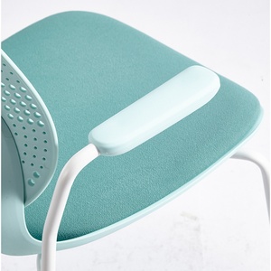 School Furniture Classroom Modern Wholesale PP Plastic <b>Chair</b> Customized Colors Office Visitor Training <b>Chairs</b> With Writing <b>Pad</b> - Product Image 5