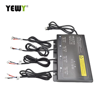 Chargeur de bateau personnalisé intelligent et étanche 4 banques 12V 10 A 4 canaux Chargeur de batterie et livraison en 7 jours