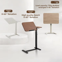 Bureau d'ordinateur réglable Table d'appoint mobile soigneusement sélectionnée pour la maison et pour l'écriture à la maison Petit