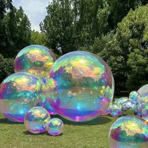 Ballons sphériques gonflables géants en PVC irisé brillant, ballons miroir, boules disco pour parcs, mariages, publicité - Product Image 1