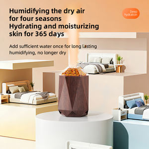 Humidificateur volcanique avec flamme artificielle, ultra-silencieux, brume douce nano, humidificateur d'<span class=keywords><strong>air</strong></span> pour toute la maison, pour l'<span class=keywords><strong>air</strong></span> sec - Product Image 3