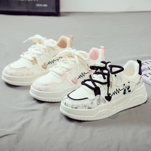 Nuevas Zapatillas Blancas para Mujer, Versátiles, Estilo Deportivo, con Suela Gruesa, Sensación de Internet, Estilos de Primavera y Otoño - Product Image 6