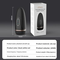 Masturbateur masculin Phantom Aircraft Cup avec application et télécommande sonore, jouet sexuel pour adultes