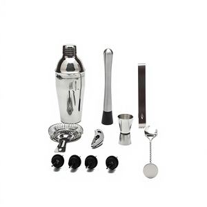 Ensemble de shaker à cocktails en acier inoxydable de qualité supérieure, écologique, 12 pièces - Product Image 1
