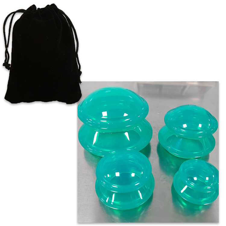 Ventouses vertes avec sac