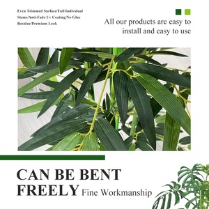 Árbol de bambú artificial en maceta 150cm resistente a los rayos UV interior/<span class=keywords><strong>exterior</strong></span> planta de imitación para decoración de vestíbulo de Hotel al por mayor - Product Image 4