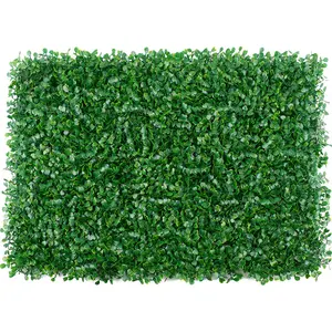 40x60 cm Buchsbaum Hecke Mailand Kunstrasen Wand paneel Kunstrasen Hintergrund für Garten Outdoor Wand dekoration