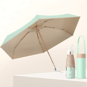 Parapluie pliant promotionnel de qualité supérieure pour la vente en gros, protection UV, 5 plis, avec logo - Product Image 6
