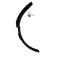 Lis Trim Lengkung Roda Depan, Strip Dekoratif Bumper Mobil untuk Range Rover Evoque L538 2012-2019 LR036051 LR036053 LR044278 LR044280