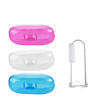 Brosse à dents bon marché en silicone brosse à dents de doigt de bébé brosse à dents en silicone de bébé pour des bébés