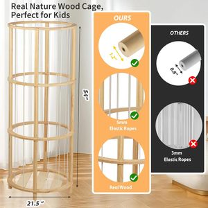 Thú nhồi bông lưu trữ Zoo Thú nhồi bông giữ không gian tiết kiệm dọc Thú nhồi bông lưu trữ PVC với ban nhạc đàn hồi và <span class=keywords><strong>Net</strong></span> - Product Image 2