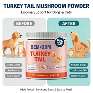 Poudre de Champignon Queue de Dinde pour Chiens et Chats – Soutien contre les Tumeurs, les Bosses et les Verrues – Supplément Protéiné pour Animaux de Compagnie – OEM - Product Image 2