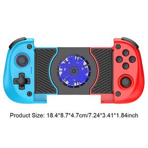 Manette de jeu mobile extensible X3 avec joystick à effet Hall, manette de jeu extensible avec vibration turbo pour Android, iOS, <span class=keywords><strong>PC</strong></span>, Switch - Product Image 1