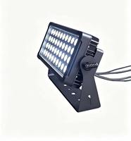 Projecteurs LED de scène 44x10W RGBW DMX512 IP68 étanches, CRI 95 élevé, faisceau lumineux, pour architecture, sols de danse, murs, à intensité variable