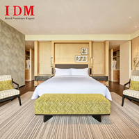 IDM Massivholz Luxus Hotelzimmer-Möbelset - Moderne Kommerzielle Nutzung Umweltfreundlich Anpassbare Größen & Farben
