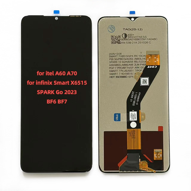 Wholesale Touch Screen Digitizer for Itel A60 A70 for Infinix Smart X6515 SPARK Go 2023 BF6 BF7 LCD Screen