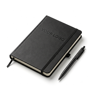 Wholesale <strong>Customizable</strong> Promotional Buisiness Gift Items <strong>Diary</strong> A4 A6 PU Leather A5 Hardcover Custom Journal Notebooks with logo - Product Image 1