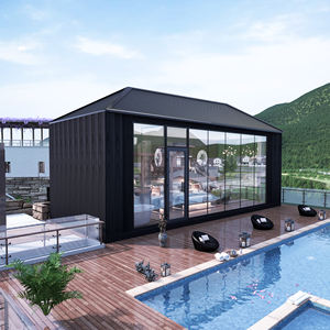 Maison préfabriquée en acier léger de haute qualité, portable, villa mobile, économie d'énergie, isolation thermique, insonorisation, site de vacances en famille, bureau - Product Image 3