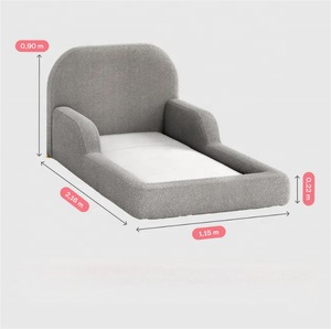 Cama Infantil Moderna de Piso 2026, Tapicería de Poliéster Cómoda y Ecológica, Sin Estructura, con Diseño Bajo para Dormitorio - Product Image 4