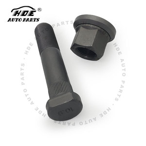 42117455 420648226 42101367 Wholesale HDE Auto Parts <b>Wheel</b> Bolt with Nut M22x1.5x110 for Iveco EuroTrakker - Product Image 2