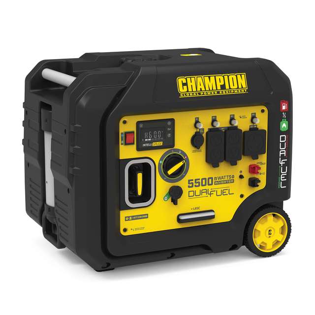 Champion Portable Dual Fuel Super Silent Generators Inverter Generator LPG Gasoline for Home Camping