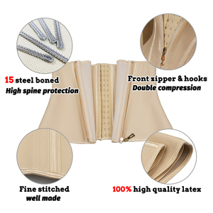 Ceinture de sudation amincissante de haute qualité en latex, tendance, pour le remodelage corporel, effet sablier, gainante, pour la perte de poids, style colombien - Product Image 2