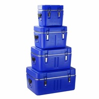 Casseroles de cuisine Prêt à expédier Stock Seau à glace carré Jumbo 20L + 23L + 30L + 40L Pot de stockage en acier inoxydable Lot de 4
