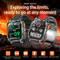 Reloj Inteligente HD AK103 para Hombre, Pantalla de 2.01 Pulgadas, Batería de 1400 mAh, Múltiples Modos Deportivos, IP68, Resistente, para Actividades al Aire Libre