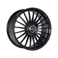 Jantes forgées sur mesure VeroX, finition noire brillante, multi-branches, 18, 19, 20, 21, 22 pouces, 5x120, 5x114.3, jantes en alliage pour BMW M3 Mustang