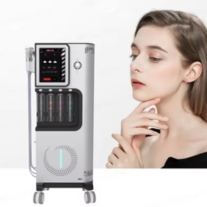 8 in 1 Newly Upgraded Factory Direct Facial Machine Hydro Oxygen Machine H2o2 Needle-free Meso Hydro Dermabrasion Facial Machine - Product Image 1