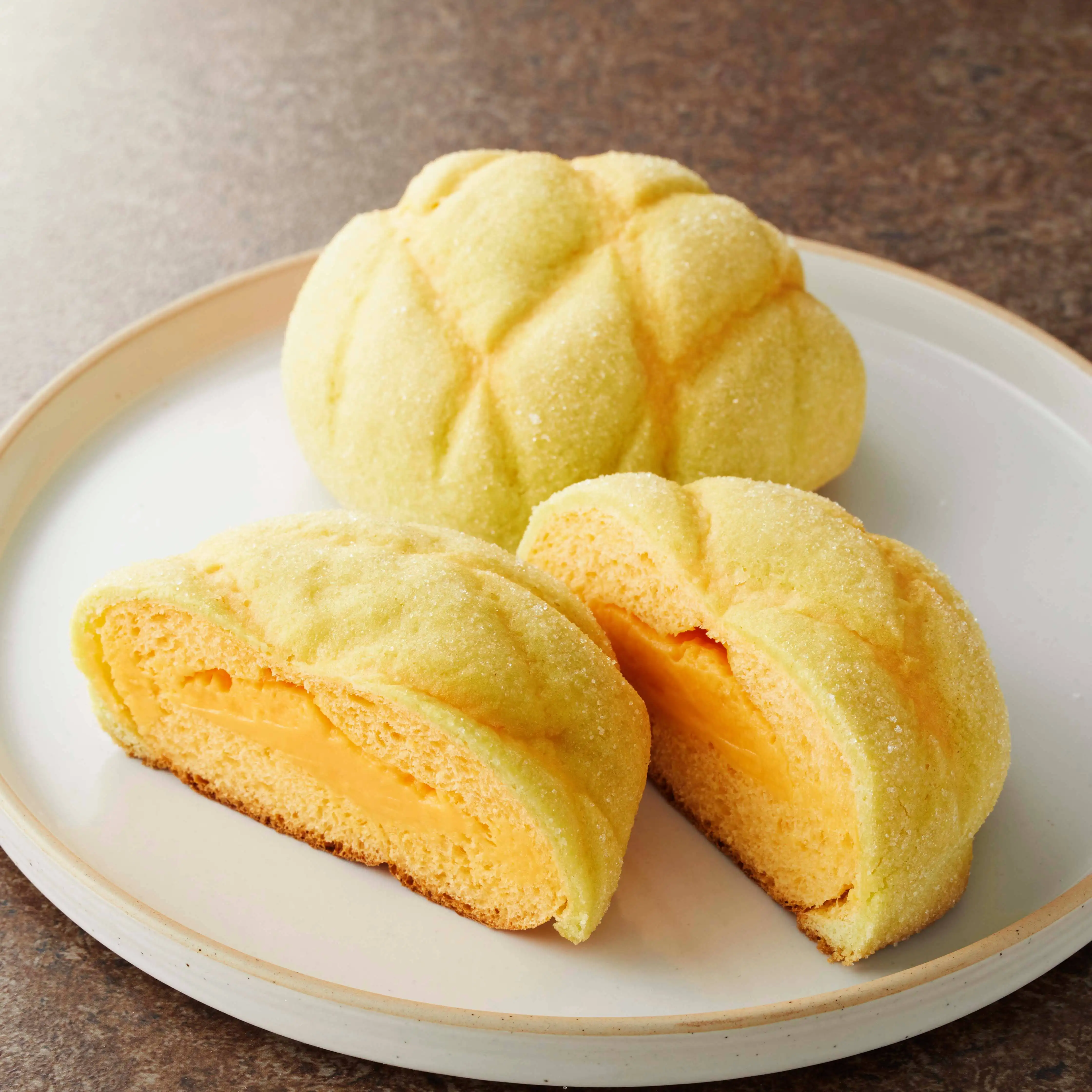 Linha de produção de pão congelado de melão pequeno doce delicioso pão asiático pastelaria congelada