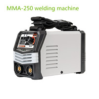 Nouvelle machine à souder à l'arc portable mini MMA-250A pour usage domestique et industriel, double tension 110V/220V, onduleur IGBT, soudeuse à l'arc à courant continu