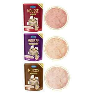 Petop Mousse <span class=keywords><strong>pour</strong></span> <span class=keywords><strong>chat</strong></span>, Milkshake, Aliment sec en sachets, Friandises crémeuses, <span class=keywords><strong>pour</strong></span> chatons et chats adultes, Collations hydratantes et nutritives, Formule poulet et thon - Product Image 3