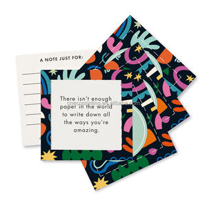 Stampa personalizzata messaggio stimolante per tornare a scuola bambini Pop-open Lunch Box note per il pranzo Set di carte - Product Image 3