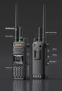 Toàn Quốc ngoài trời 5000 km 10 km Dual-mode thông tin liên lạc cáp với 4 gam công cộng Card mạng intercom PoC Walkie Talkie - Product Image 5