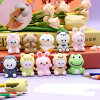 Soododo 2026 Taille-crayon portable mignon style coréen motif animal de dessin animé, Gommes magiques en gros