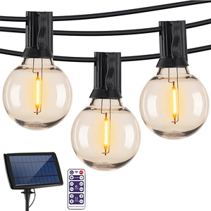 <span class=keywords><strong>Guirlande</strong></span> <span class=keywords><strong>lumineuse</strong></span> <span class=keywords><strong>solaire</strong></span> G40 10/25 ampoules IP65 Décoration de mariage en <span class=keywords><strong>extérieur</strong></span> Lumières de jardin <span class=keywords><strong>Guirlande</strong></span> de rue Camping Lumières féériques - Product Image 1