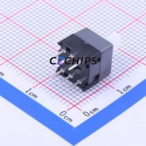 PB22E09071 <b>Push</b> <b>Button</b> <b>Switch</b> Through hole Component (THT) <b>Switch</b> Self-Locking Rectangle <b>Button</b> Through Hole 100mA - Product Image 2