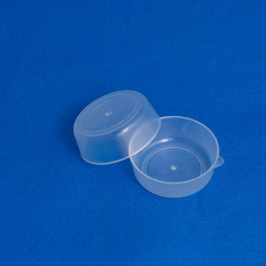 Embossed Measurement Personal Care Use Round PP Plastic Cup With Handle 100ml Diameter - Product Image 4