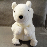 Petit animal en peluche écureuil blanc, design mignon, vente en gros, pas cher