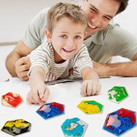 Éducatif Autisme interactif Soft Gel Liquid Play Mats Hexagon Sensory Fidget Liquid Motion Tiles