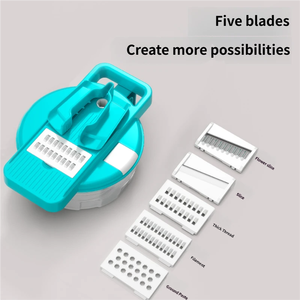 Picadora de Carne Multifuncional para Cocina, Cortador Manual de Cebolla, Rallador, Mandolina, Rebanador, Picador de Verduras - Product Image 6