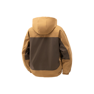 Blouson d'hiver à capuche personnalisé avec broderie, impression numérique de haute qualité, doublure polaire, imperméable, coupe-vent, chaud, <span class=keywords><strong>patchwork</strong></span>, blocs de couleur - Product Image 2